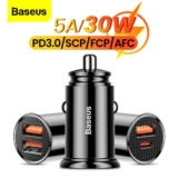 מטען מהיר לרכב 30W מבית Baseus